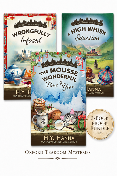 Book cover for Oxford Tearoom Mysteries Books 10–12 ebook bundle