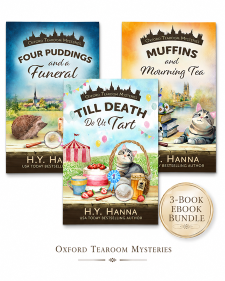 Book cover for Oxford Tearoom Mysteries Books 4–6 ebook bundle