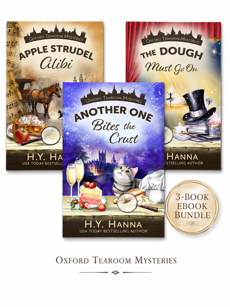 Book cover for Oxford Tearoom Mysteries Books 7–9 ebook bundle